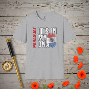 Paraguay – It's In My DNA T-Shirt in Sport Grey by Genealogy Keepsakes