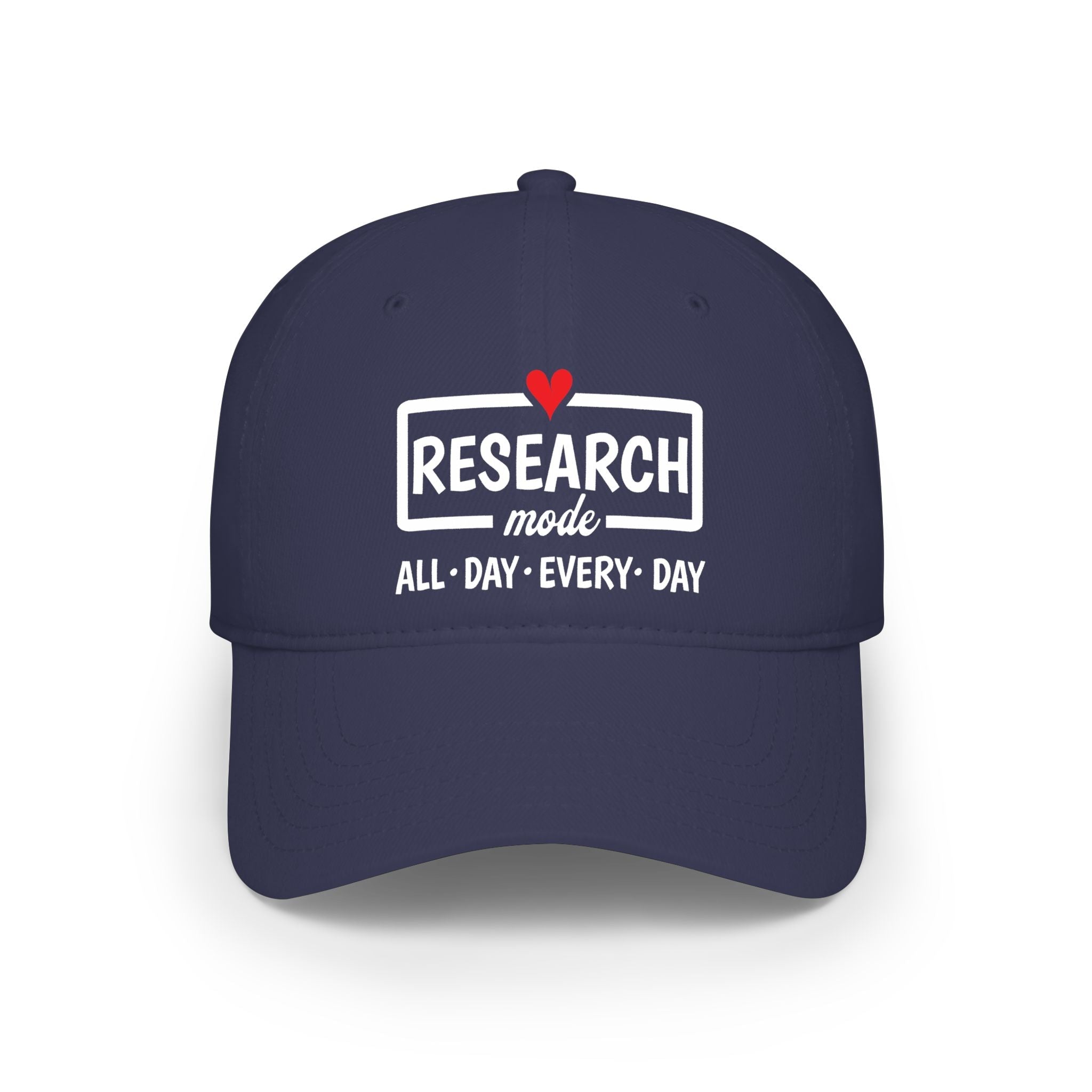 Research Mode — "All • Day • Every • Day" Baseball Cap in One size by Genealogy Keepsakes