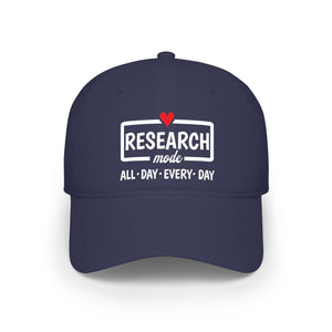 Research Mode — "All • Day • Every • Day" Baseball Cap in One size by Genealogy Keepsakes