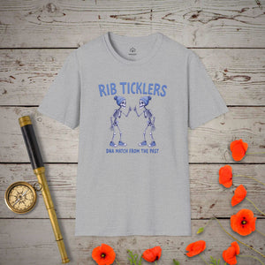 Rib Ticklers T-Shirt - Genealogy Keepsakes Custom Genealogy Gift - Sport Grey S