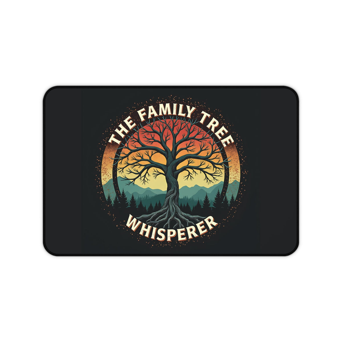 The Family Tree Whisperer Desk Mat - Genealogy Keepsakes Custom Genealogy Gift - 12" × 18"