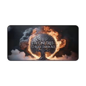 The One Tree To Rule Them All Desk Mat-16" × 32"