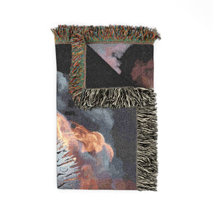 The One Tree Woven Blanket in by Genealogy Keepsakes