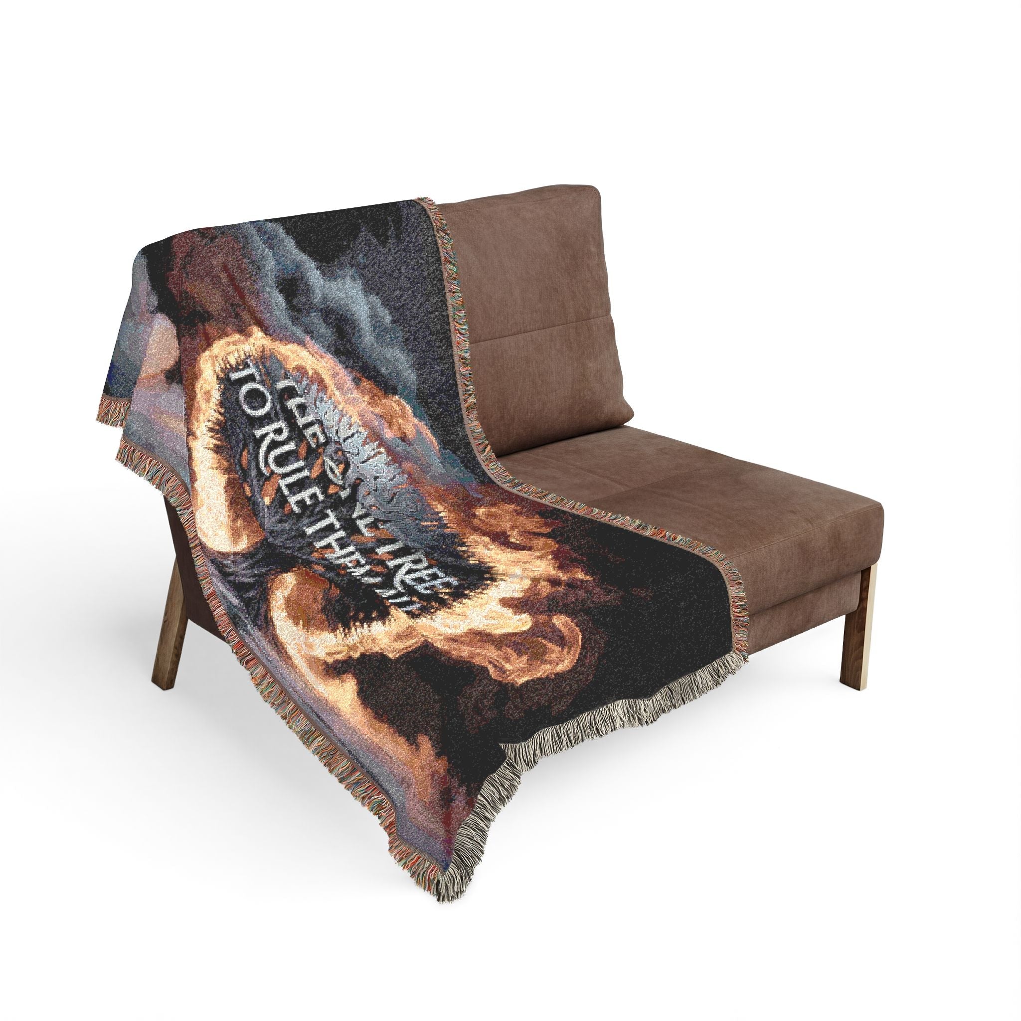 The One Tree Woven Blanket in by Genealogy Keepsakes