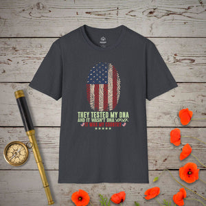 They Tested My DNA T-Shirt in Dark Heather Grey by Genealogy Keepsakes