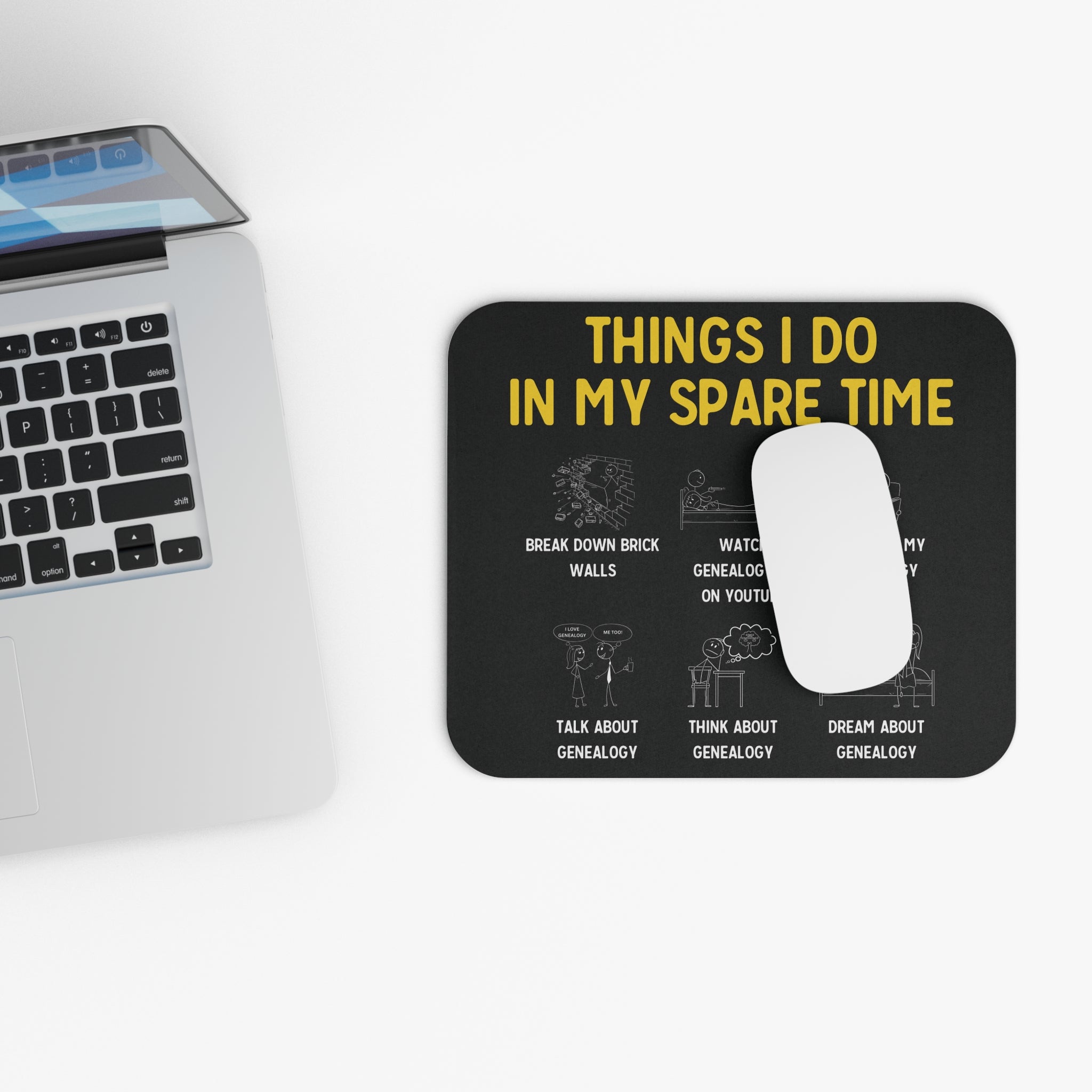 Things I Do In My Spare Time Mouse Pad-