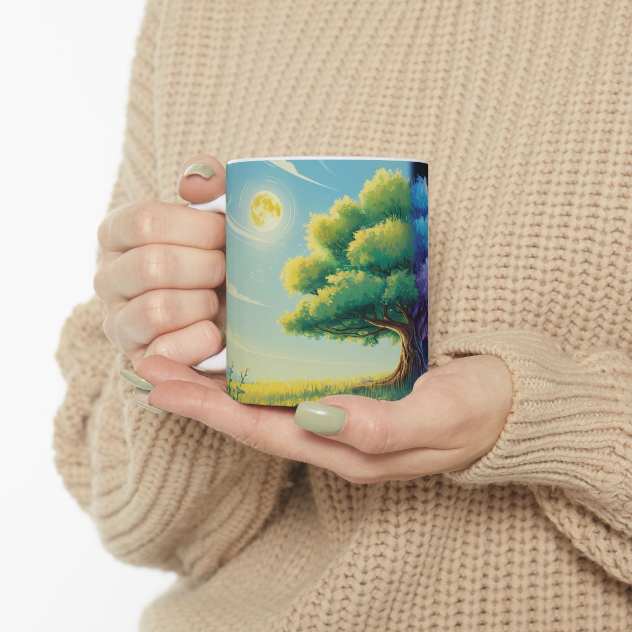 Tree of Life Duality Mug (11oz|15oz) in by Genealogy Keepsakes