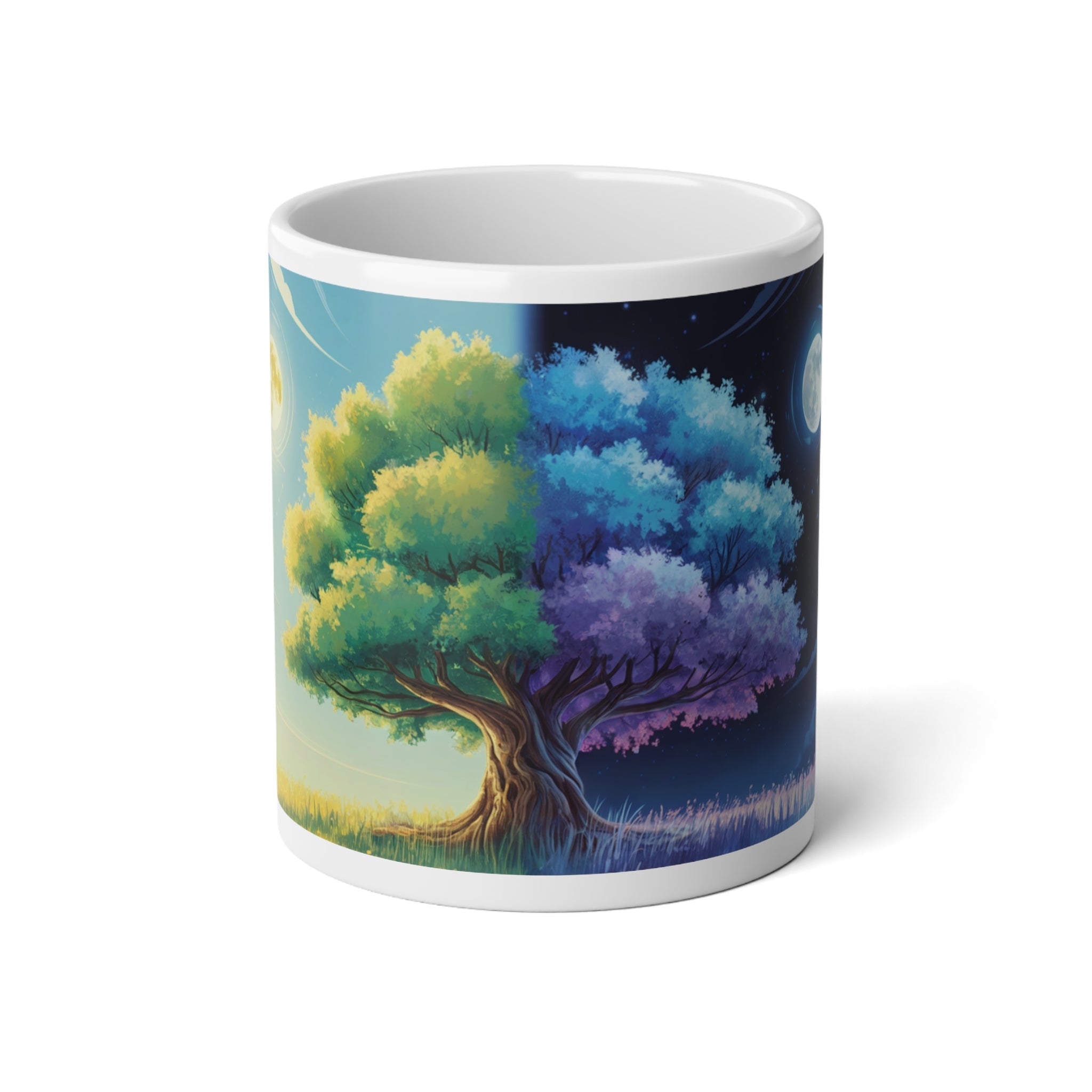 Tree of Life Duality Mug (20oz) in White by Genealogy Keepsakes
